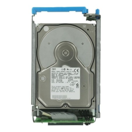 IBM 4.5GB 7200RPM 68PIN SCSI Hard Disk Drive WITH TRAY 03L5256 DDRS-34560 83H7105 06H9389 06H8631