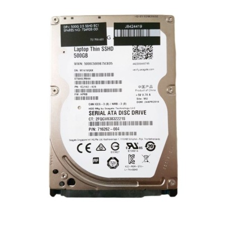 HP 716262-004 500gb 2.5" 7mm sata 1EJ162-626 ST500LM000