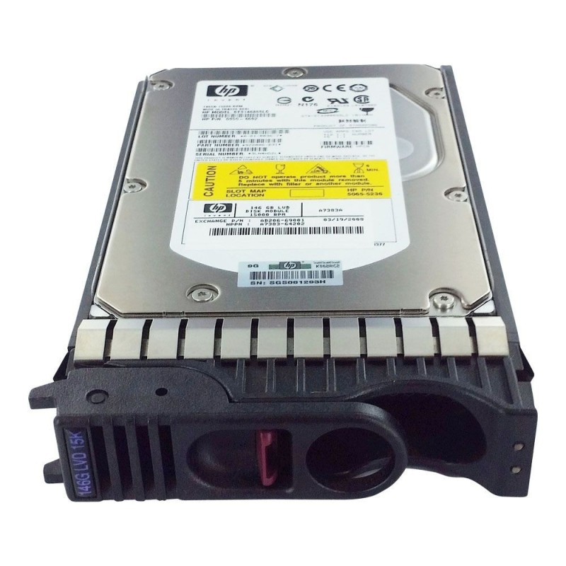 HP 146GB 15K 80PIN U320 SCSI 16MB 3.5P ST3146855LC