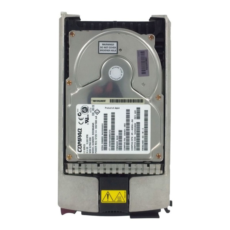 HP COMPAQ 36.4Gb 10k rpm Ultra3 SCSI 80PIN BD03664545 232431-002 3R-A3056-AA 177986-001 178451-001