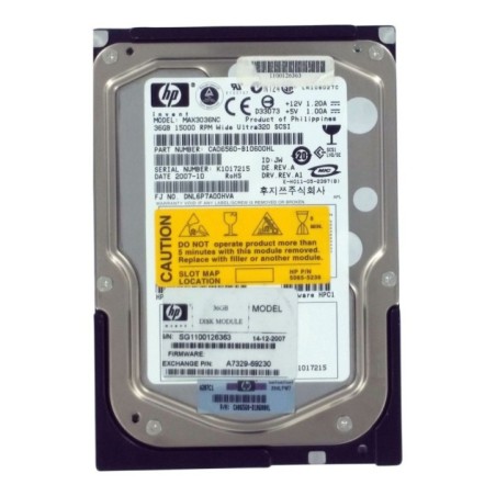 HP Fujitsu 36GB 15K U320 80pin SCA-2 SCSI Hard Drive