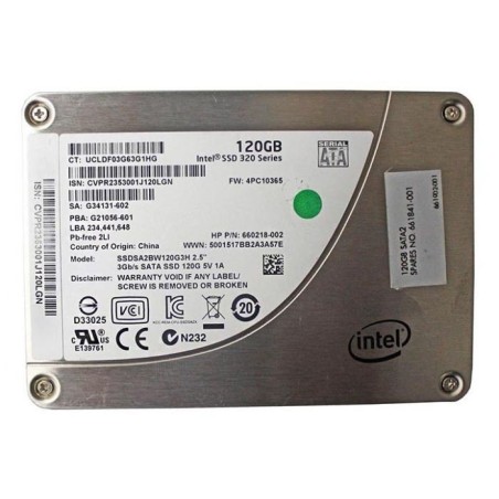 HP 660218-002 120Gb SSD 3Gb/s 2.5 SSDSA2BW120G3H