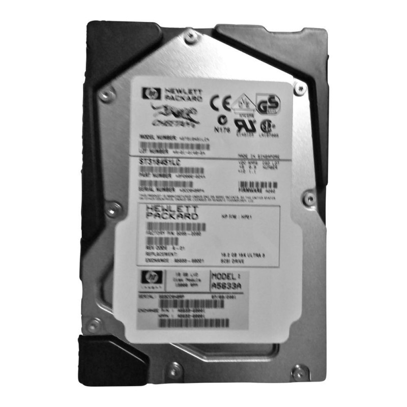 HP SCSI 18GB SEAGATE U320 15K 3.5TH 80 PIN SCSI ST318451LC 9P2006-024 5065-0080 A5633-69001 A5633-60001