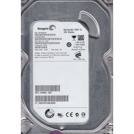 HP 9SL131-024 250G SATA3 ECO 7200RPM 3.5 HDD ST3250318AS