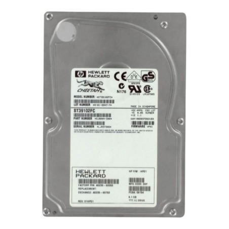 HP Seagate Cheetah ST39102FC 9.1GB 10K 3.5P Fibre Channel ST39102FC 9J8004-500 A5235-60050 A5235-69750