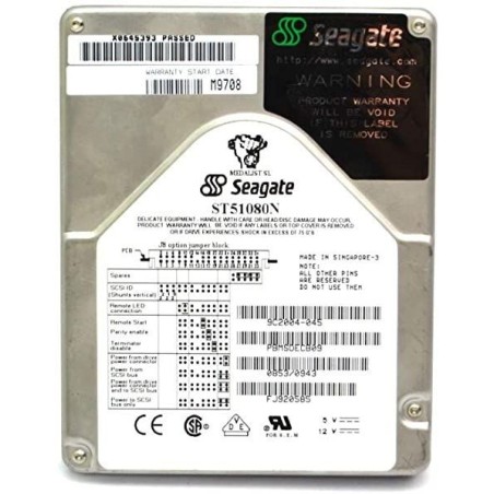SEAGATE ST51080N 1GB SCSI 50-PIN 5.4K 8.9cm