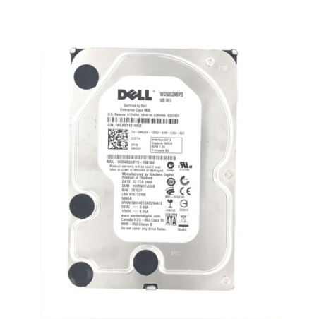 DELL 0M020F WD5002ABYS-18B1B0 WD5002ABYS 976773168500GB 7.2K 3.5 SATA