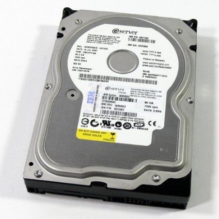 IBM WD800JD-23LSA0 39M0142 39M3701 39M4500 39M4503 42C0461 Western Digital 80GB Sata II Internal Hard Drive