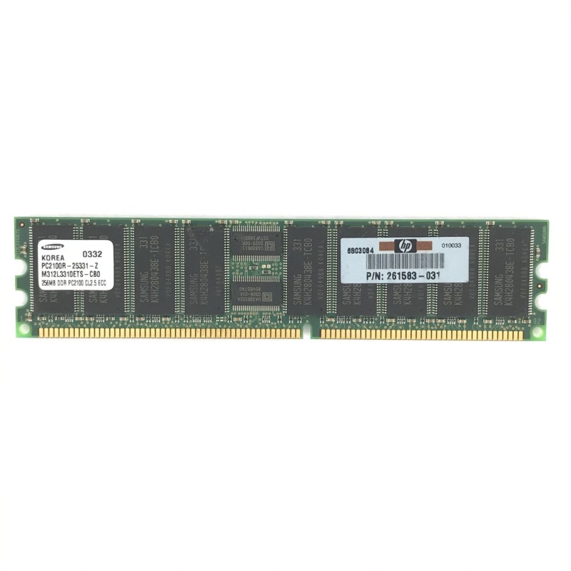 HP 261583-031 M312L3310ETS-CB0 256MB DDR 266MHz SDRAM DIMM Memory