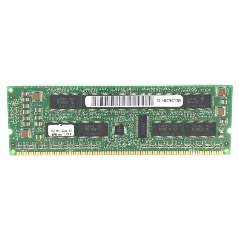 SUN M323S0824DT2-C1LS0 501-4489-07 Samsung 512MB PC100 100MHz ECC Registered 232-Pin DIMM Memory