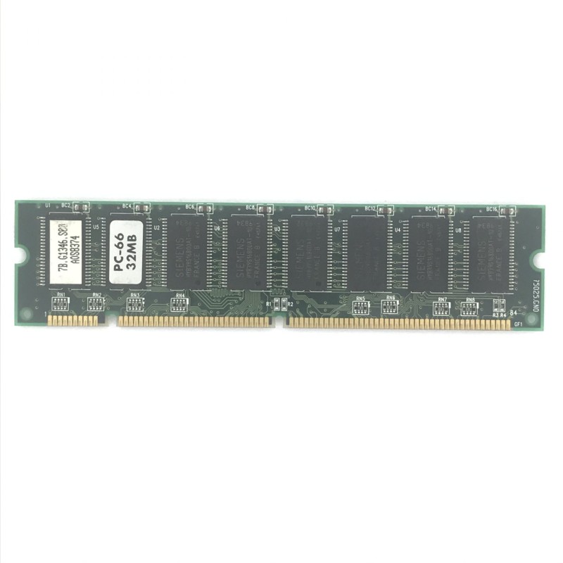 SIEMENS 7B.G1346-S00 AOS8374 HYB39S16800AT-10 32MB PC-66 168 Pin DIMM SDRAM