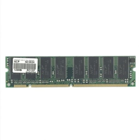 NCP SM640816A1 128MB PC133 133MHz non-ECC Unbuffered CL3 168-Pin DIMM Memory Module