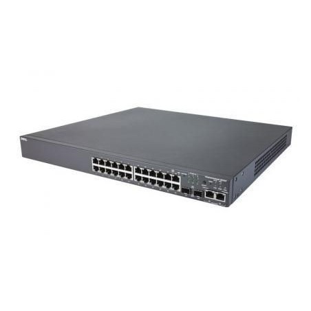 DELL X5388 POWERCONNECT 3424 NETWORK SWITCH 24 Ports RJ-45 10/100 8H409 0X5388