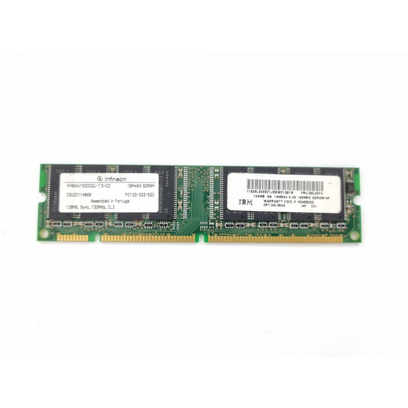 IBM HYS64V16300GU-7.5-C2 128MB PC300CL3 133MHZ NP SDRAM 33L3074