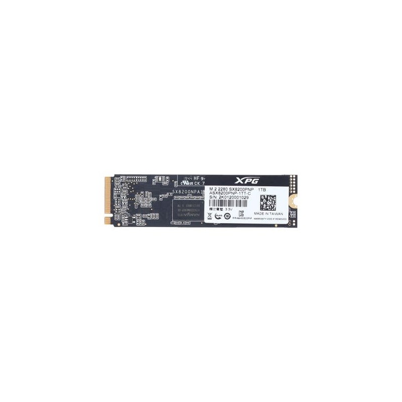 Adata ASX8200PNP-1TT-C SSD SX8200 Pro 1TB SSD M.2 PCIe 3.0 NVMe