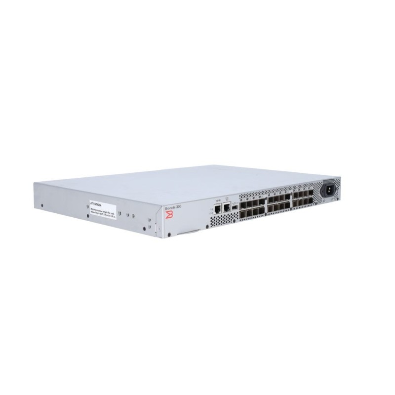 Brocade 300 DL-320-0005 24-Port 8GB FC San Switch 8-Port Active