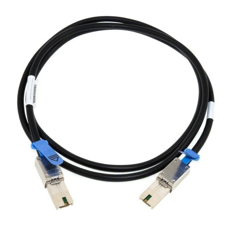 HP 407344-003 408767-001 Cable SAS External 2M Mini-SAS SFF-8088 to Mini-SAS SFF-8088 4-Lane