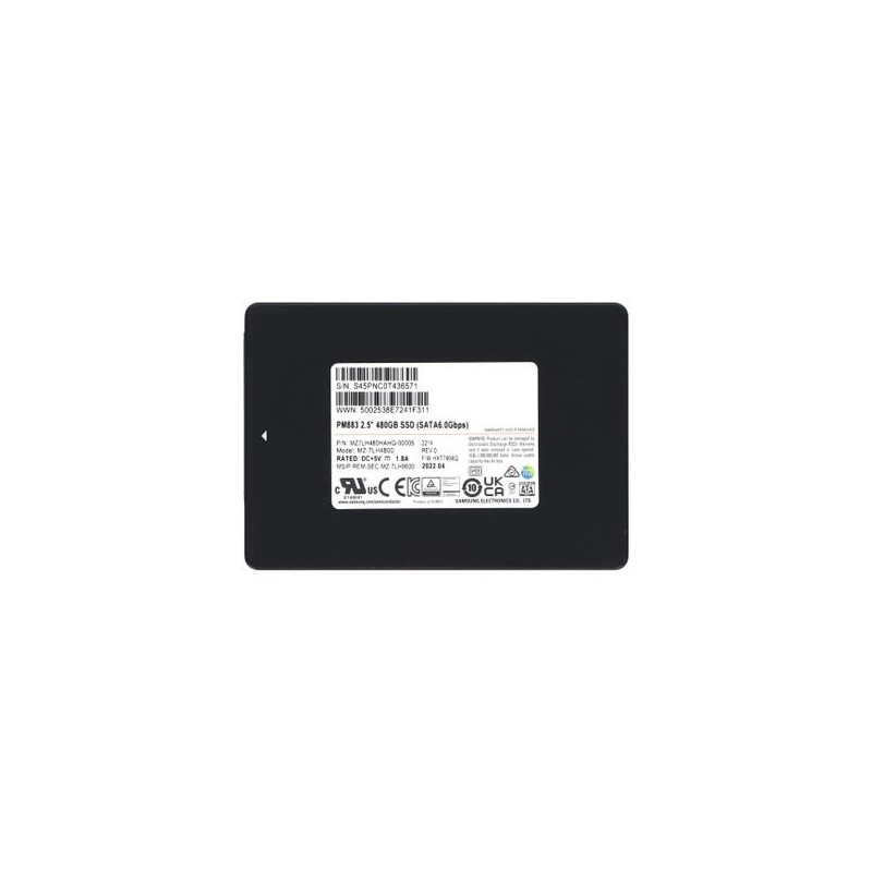 Samsung MZ7LH480HAHQ-00005 PM883 480GO SATA Solid State Drive