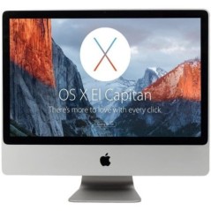 Apple iMac A1224 8.1 20 Core 2 Duo 2.4Ghz 4GB Ram 250GB HDD OS EL CAPITAN Grade B