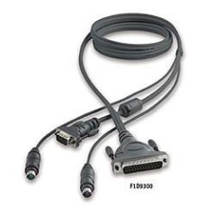 Belkin F1D9300-10 3M OmniView All-In-One KVM Cable for MATRIX2 F1D9300X10 10 Ft.