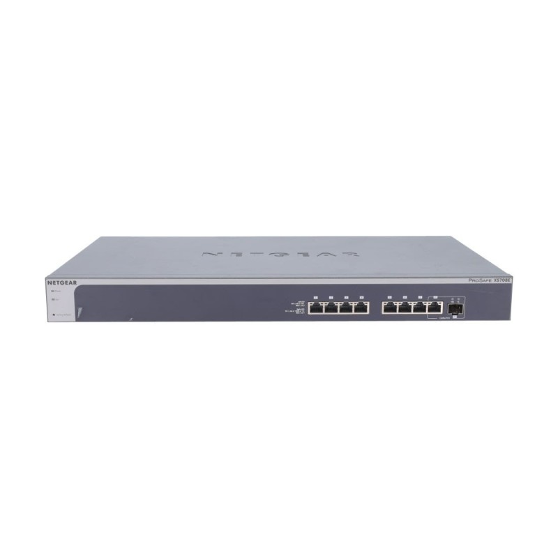 Le switch Netgear 8-port 10G Ethernet Plus est un switch Ethernet 10G qui dispose de 8 ports 10G.
