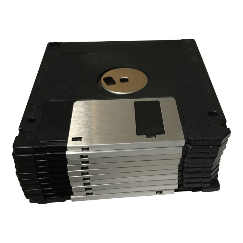 LOT OF 10 Floppy Disks Double Density 2DD 3.5 inch Diskettes. Formatted NEW