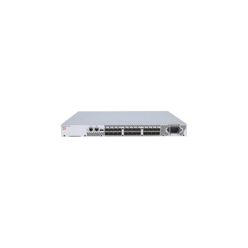 Brocade 80-1001615-12 300 24-Port (16-Ports Active) 8GB FC SAN Switch