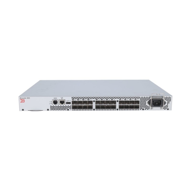 Brocade 300 24-Port (16-Ports Active) 8GB FC SAN Switch