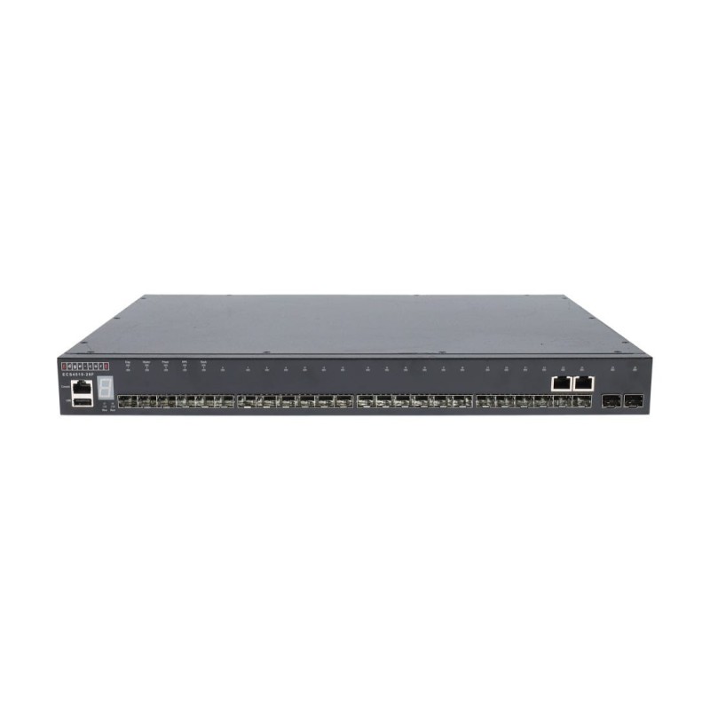 Le switch Edge-Core ECS4510-28F offre 28 ports.
