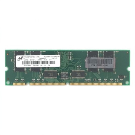 HP MT9LSDT1672G-133E1 127007-031 SDRAM 128MB 133MHz 168pin CL3 ECC