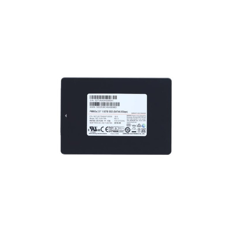 Samsung MZ7LH1T9HMLT-00005 PM883 1.92TO Solid State Drive SATA