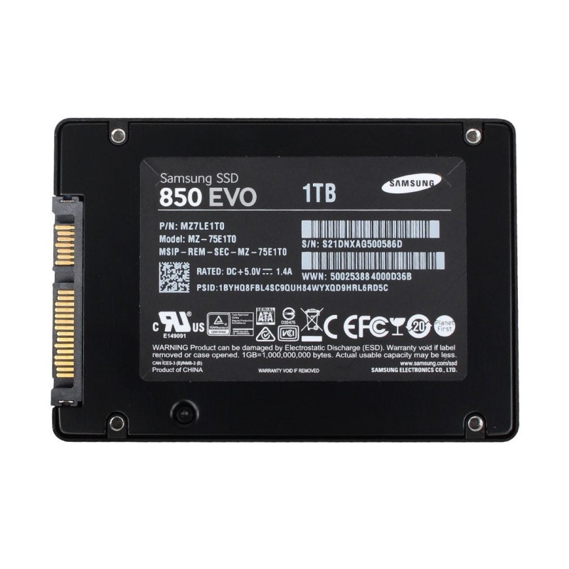 Samsung MZ7LE1T0 1TO 850 SATA Solid State Drive