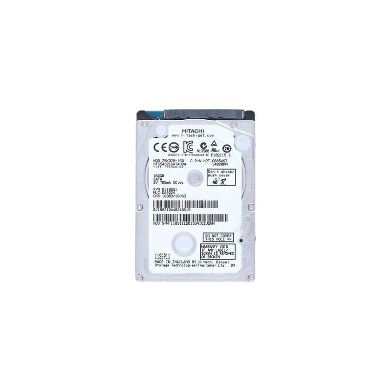 Hitachi HTS543216A7A384 Dur SATA 5.4K 160 Go