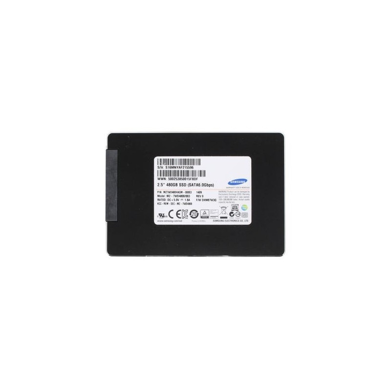 Samsung MZ7WD480HAGM Solid State Drive 480GO SATA 2,5 pouce 6GOps SSD